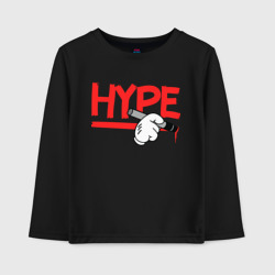 Детский лонгслив хлопок Hype Hands