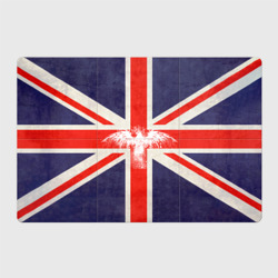 Магнитный плакат 3Х2 Флаг Англии с белым орлом