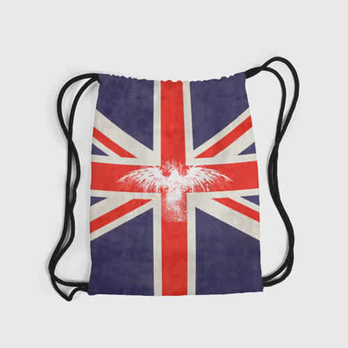 Рюкзак-мешок 3D Флаг Англии с белым орлом - фото 6