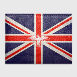 Обложка для студенческого билета Флаг Англии с белым орлом
