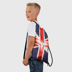 Рюкзак-мешок 3D Флаг Англии с белым орлом - фото 2