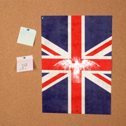 Постер Флаг Англии с белым орлом - фото 2