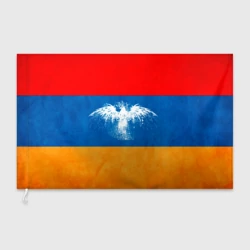 Флаг 3D Флаг Армении с белым орлом