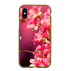 Чехол для iPhone XS Max матовый Сакура