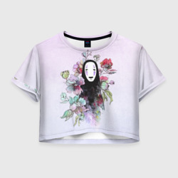 Женская футболка Crop-top 3D Каонаси в цветах