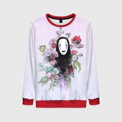 Женский свитшот 3D Каонаси в цветах