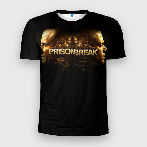 Мужская футболка 3D Slim Prison break 2, цвет 3D печать