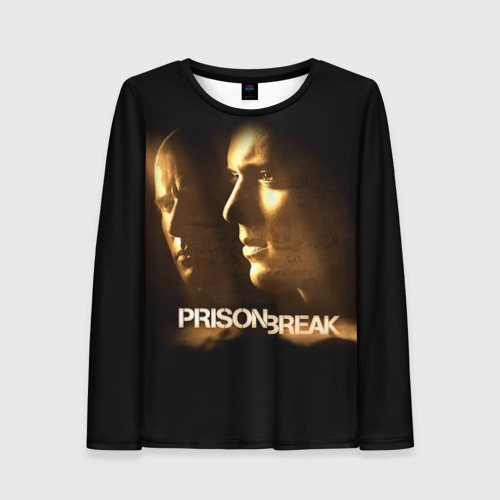 Женский лонгслив 3D Prison break 3, цвет 3D печать