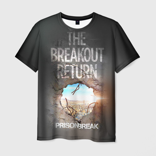 Мужская футболка 3D Prison break 8