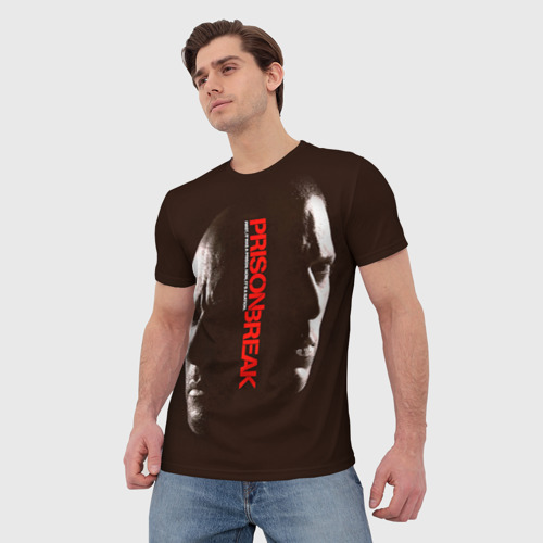 Мужская футболка 3D Prison break 10, цвет 3D печать - фото 3