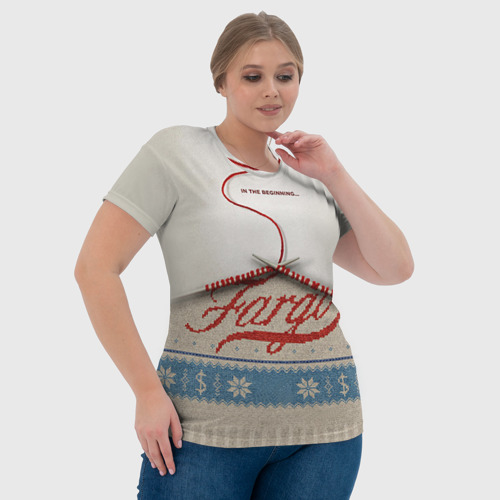 Женская футболка 3D Fargo, цвет 3D печать - фото 6