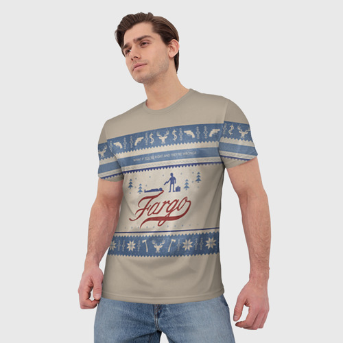 Мужская футболка 3D Fargo, цвет 3D печать - фото 3