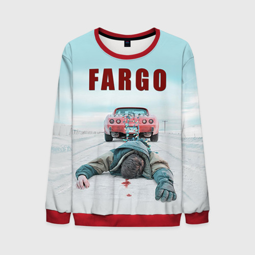 Мужской свитшот 3D Fargo, цвет красный