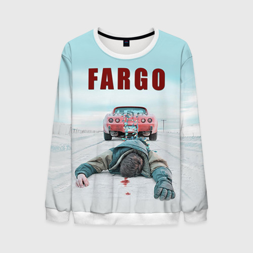 Мужской свитшот 3D Fargo, цвет белый