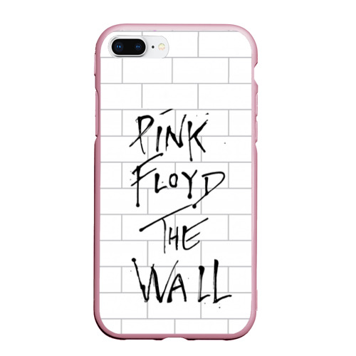 Чехол для iPhone 7Plus/8 Plus матовый The Wall, цвет розовый