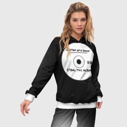 Женский костюм с толстовкой 3D Steal this album - фото 2
