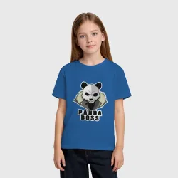 Детская футболка хлопок Panda Boss - фото 2