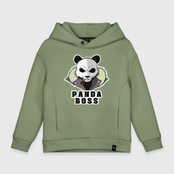 Детское худи Oversize хлопок Panda Boss