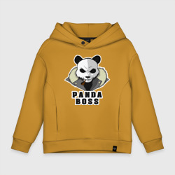 Детское худи Oversize хлопок Panda Boss