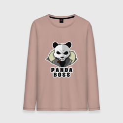 Мужской лонгслив хлопок Panda Boss