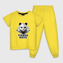 Детская пижама хлопок Panda Boss