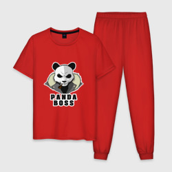 Мужская пижама хлопок Panda Boss