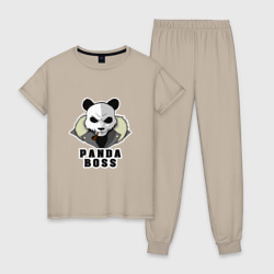 Женская пижама хлопок Panda Boss