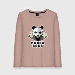 Женский лонгслив хлопок Panda Boss