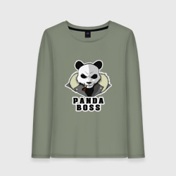 Женский лонгслив хлопок Panda Boss