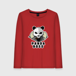 Женский лонгслив хлопок Panda Boss