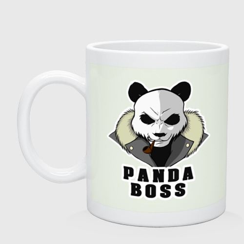 Кружка керамическая Panda Boss, цвет фосфор
