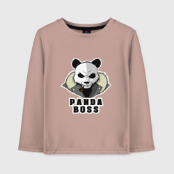 Детский лонгслив хлопок Panda Boss