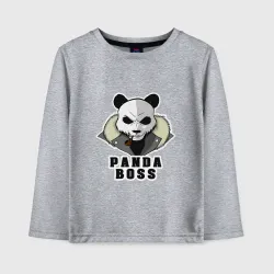 Детский лонгслив хлопок Panda Boss