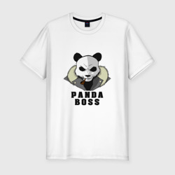 Мужская футболка хлопок Slim Panda Boss