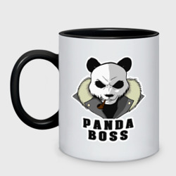 Кружка двухцветная Panda Boss
