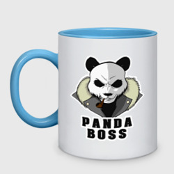 Кружка двухцветная Panda Boss