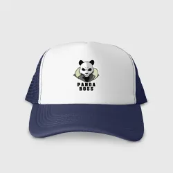 Кепка тракер с сеткой Panda Boss