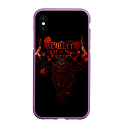 Чехол для iPhone XS Max матовый Bullet For My Valentine