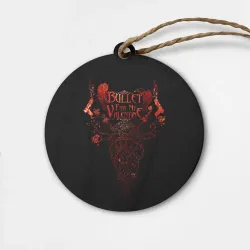 Деревянная игрушка круг Bullet For My Valentine