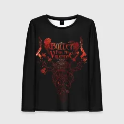 Женский лонгслив 3D Bullet For My Valentine
