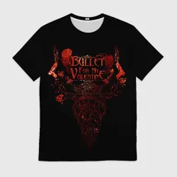 Мужская футболка 3D Bullet For My Valentine
