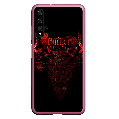 Чехол для Honor 20 Bullet For My Valentine, цвет малиновый