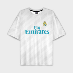 Мужская футболка oversize 3D Real Madrid