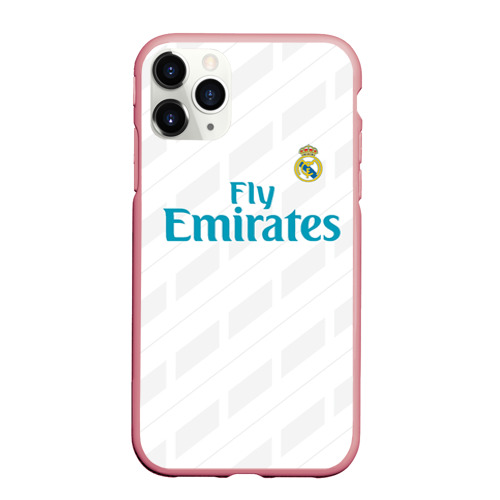 Чехол для iPhone 11 Pro Max матовый Real Madrid, цвет баблгам