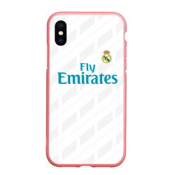 Чехол для iPhone XS Max матовый Real Madrid