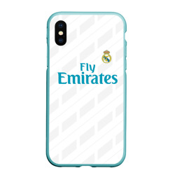 Чехол для iPhone XS Max матовый Real Madrid