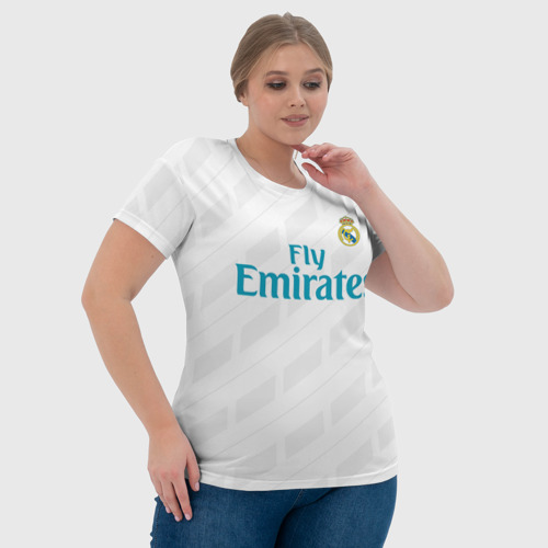 Женская футболка 3D Real Madrid, цвет 3D печать - фото 6