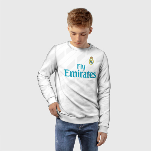 Детский свитшот 3D Real Madrid, цвет 3D печать - фото 3