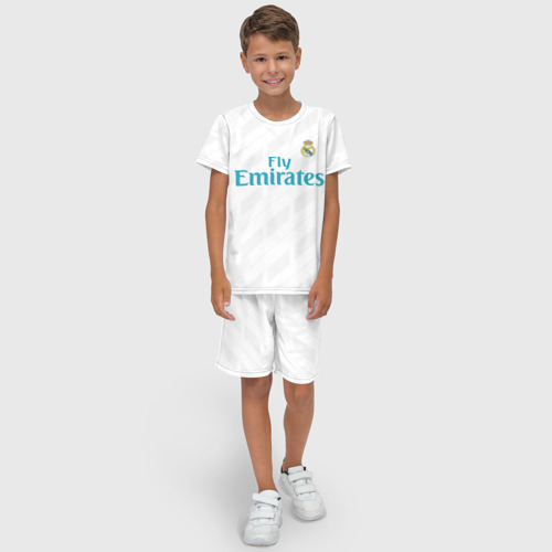 Детский костюм с шортами 3D Real Madrid, цвет 3D печать - фото 3
