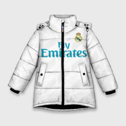 Зимняя куртка для девочек 3D Real Madrid